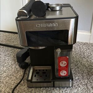 Silver Espresso Machine